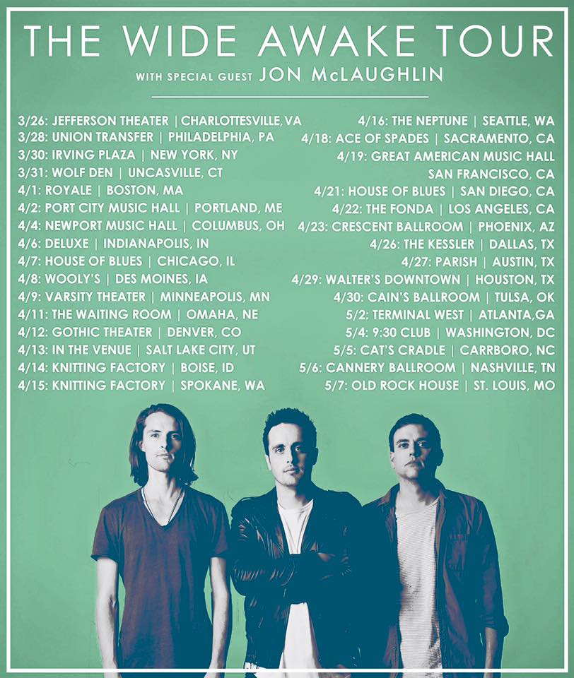 Parachute - The Wide Awake Tour - poster