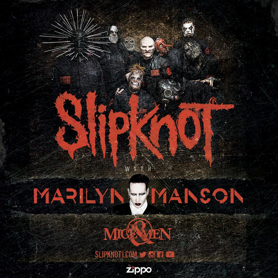 Slipknot - North American summer 2016 tour - poster