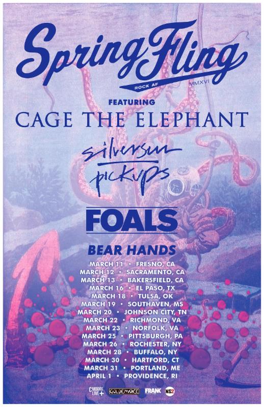 Cage The Elephant - Spring Fling Tour