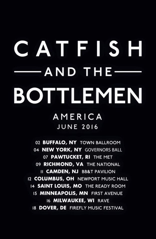 Catfish and the Bottlemen - U.S. Tour - poster