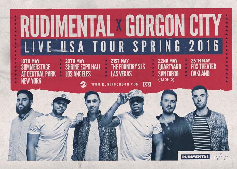 Gorgon City - co-headline tour - poster