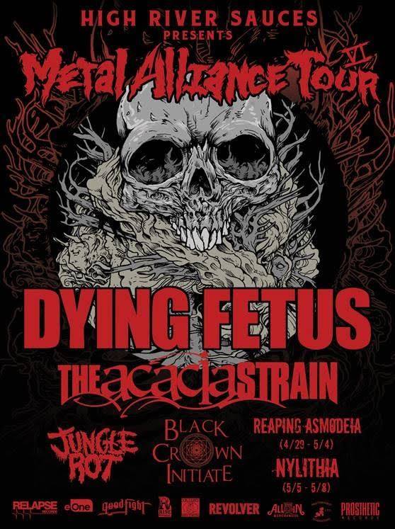 Metal Alliance 2016 Tour - poster