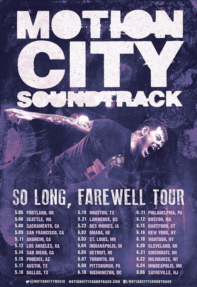 Motion City Soundtrack - Farewell Tour - poster
