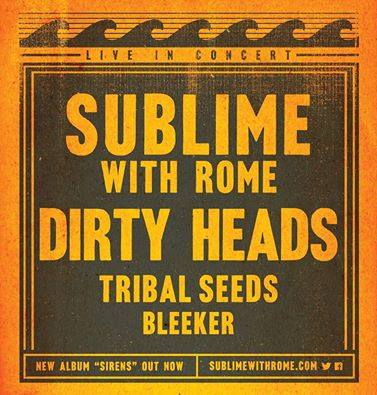 Sublime With Rome - U.S Summer Tour 2016 - poster