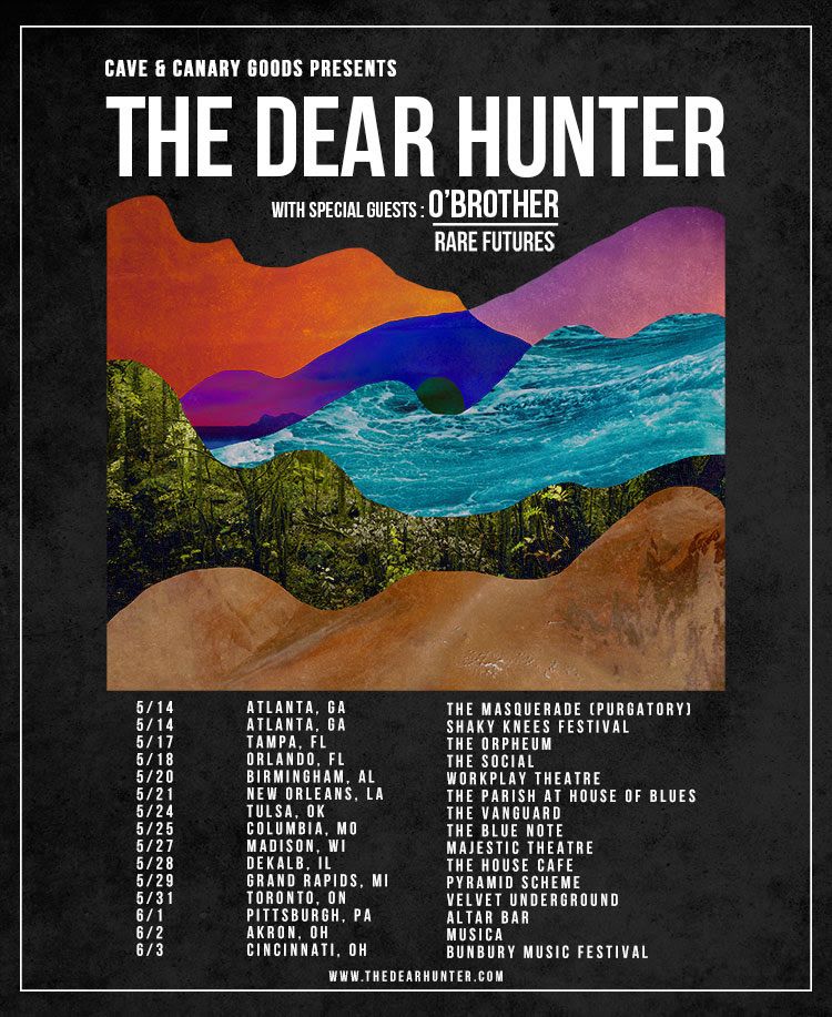 The Dear Hunter - U.S. Tour 2016 - poster