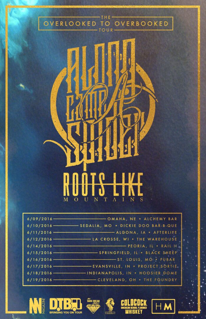 Along Came A Spider - The Overlooked to Overbooked Tour - poster