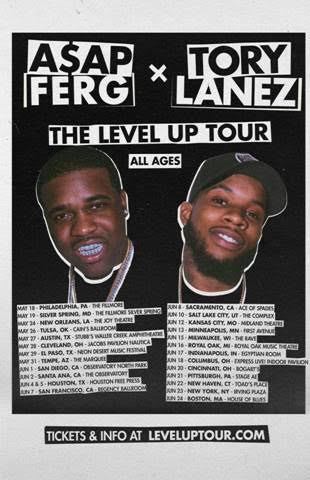 ASAP Ferg - Level Up Tour - poster