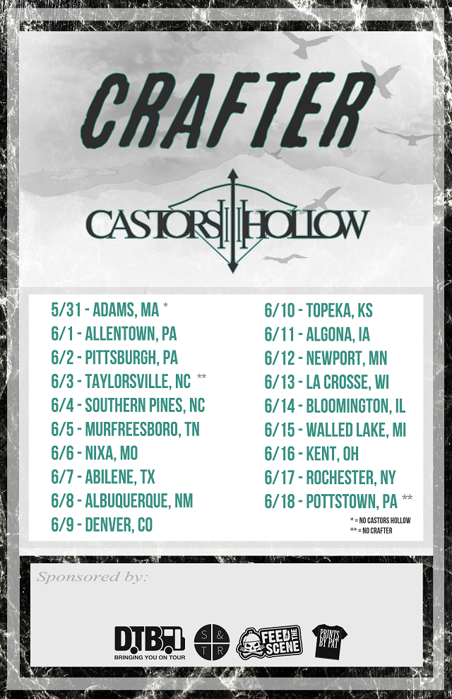 Castors Hollow - U.S. tour - poster