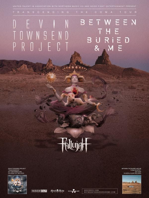 Between the Buried and Me - Transcending the Coma Tour - poster