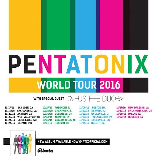 Pentatonix - North American Tour - poster
