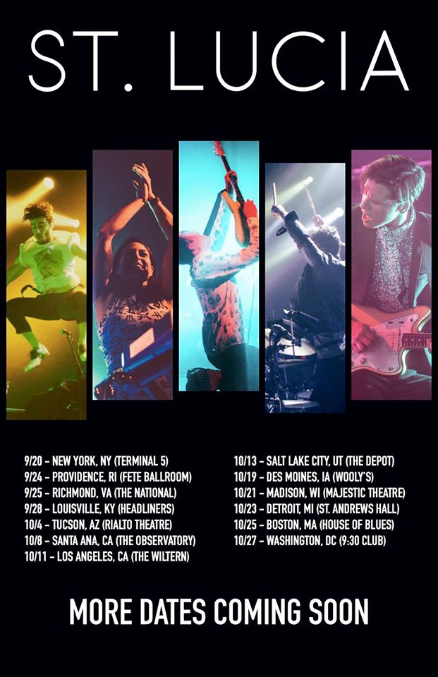 St. Lucia - Fall Headline Tour - poster