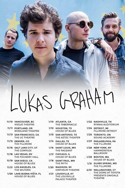 Lukas Graham - 2016-2017 North American Tour - 2016 Tour Poster