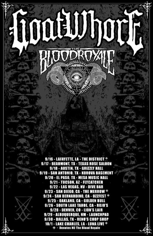 Goatwhore - Fall U.S. Tour - 2016 Tour Poster