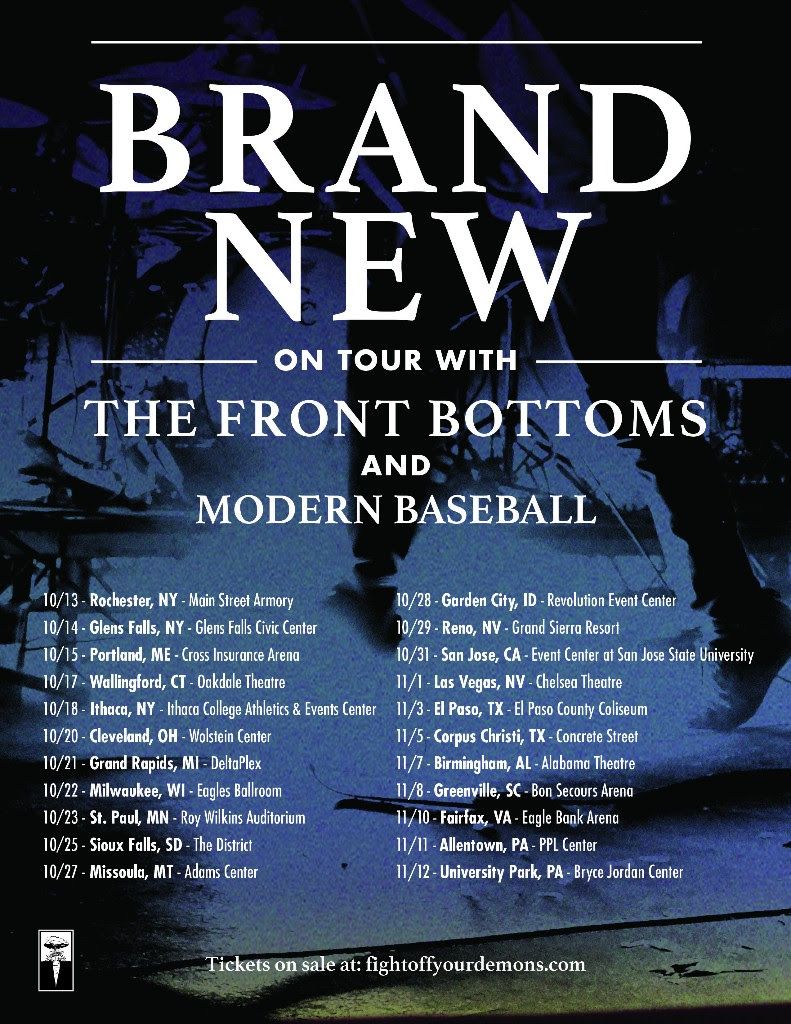 Brand New - Fall U.S. Tour - poster
