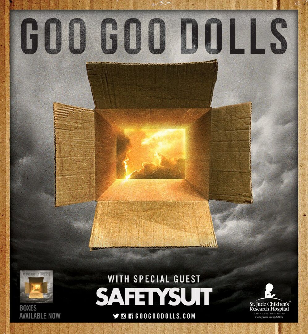 Goo Goo Dolls - Fall U.S. Tour - 2016 Tour Poster