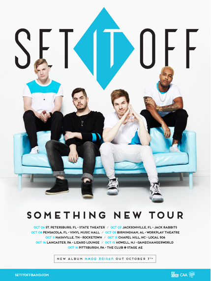 Set It Off - Something New Tour - poster