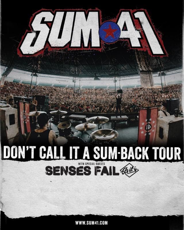 Sum 41 - Don't Call It A Sum-Back Tour - poster