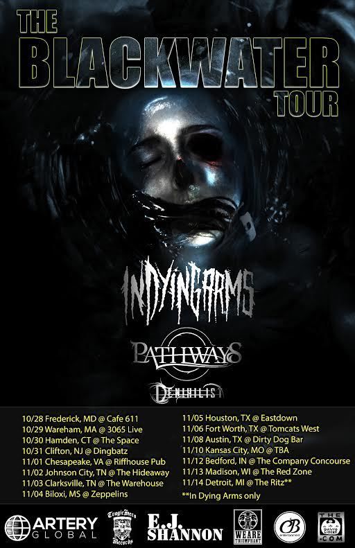 in-dying-arms-the-blackwater-tour-poster
