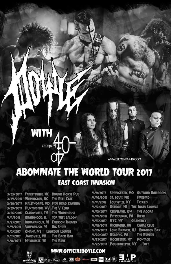 Doyle - Abominate the World Tour - poster