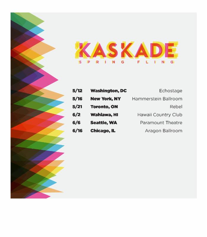 Kaskade - Spring Fling Tour - Poster