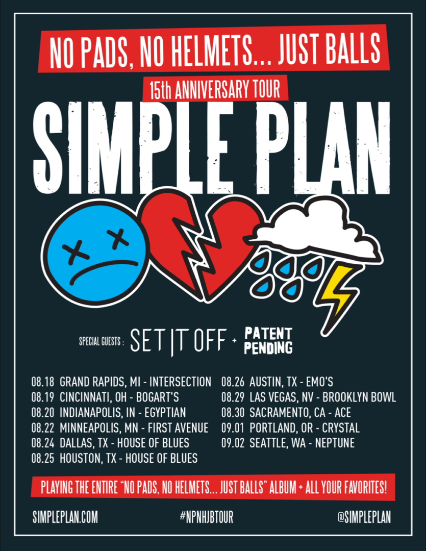 Simple Plan - Tour Poster