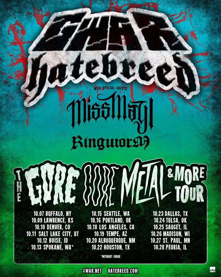 the gore core metal & more tour
